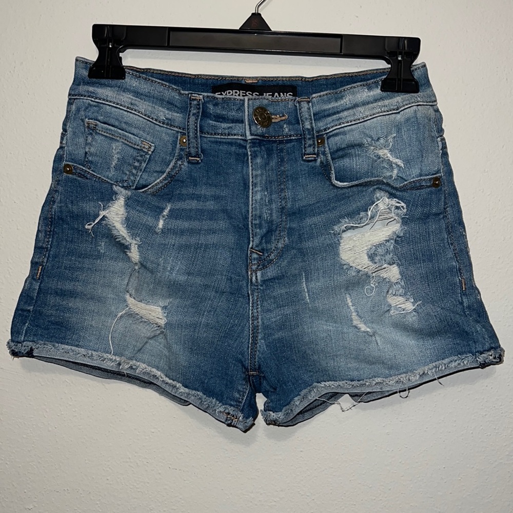 Express High Rise Shorts